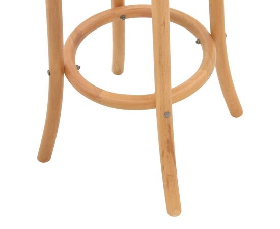 Σκαμπό μπαρ Serzo pakoworld ξύλο οξιάς και rattan σε φυσικό χρώμα Φ36x71εκ - ΣΚΑΜΠΟ ΜΠΑΡ στο Milonadakis.gr