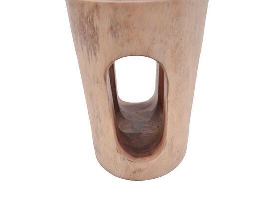 Σκαμπό Ramont Inart φυσικό μασίφ ξύλο suar 30x30x45εκ - ΠΟΥΦ - ΣΚΑΜΠΟ - ΜΠΑΟΥΛΟ στο Milonadakis.gr