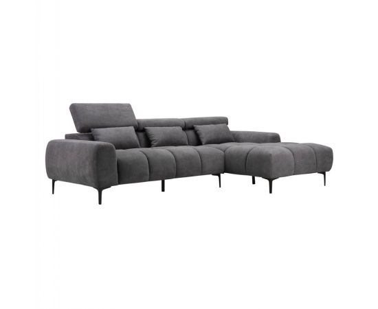 ΚΑΝΑΠΕΣ ΔΕΞΙΑ ΓΩΝΙΑ DIVYA HM3267.02R ΣΥΝΘ.SUEDE ΓΚΡΙ 264x175x99Υεκ. - ΚΑΝΑΠΕΔΕΣ-ΣΑΛΟΝΙΑ στο Milonadakis.gr