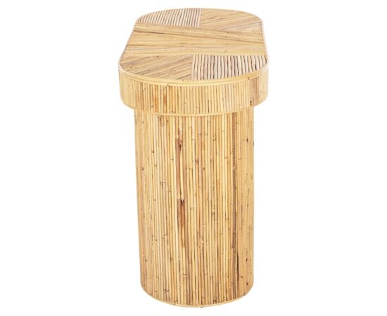 ΚΟΝΣΟΛΑ ΟΒΑΛ GATSBY HM9871 ΦΥΣΙΚΟ RATTAN ΣΕ ΦΥΣΙΚΟ ΧΡΩΜΑ 110x45x74,5Υεκ. - ΜΠΟΥΦΕΔΕΣ-ΚΟΝΣΟΛΕΣ στο Milonadakis.gr