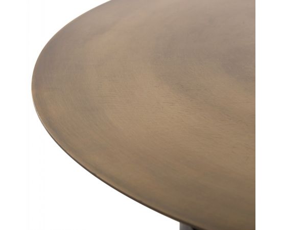 ΤΡΑΠΕΖΙ ΣΑΛΟΝΙΟΥ CUTTY HM9722 ΜΕΤΑΛΛIKO ΣΕ ΜΑΥΡΟ-ΣΚΟΥΡΟ ΧΑΛΚΙΝΟ Φ76x45,5Yεκ - ΤΡΑΠΕΖΑΚΙΑ ΣΑΛΟΝΙΟΥ στο Milonadakis.gr