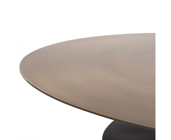 ΤΡΑΠΕΖΙ ΣΑΛΟΝΙΟΥ CUTTY HM9722 ΜΕΤΑΛΛIKO ΣΕ ΜΑΥΡΟ-ΣΚΟΥΡΟ ΧΑΛΚΙΝΟ Φ76x45,5Yεκ - ΤΡΑΠΕΖΑΚΙΑ ΣΑΛΟΝΙΟΥ στο Milonadakis.gr