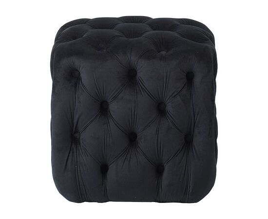ASTRA ΣΚΑΜΠΟ BLACK VELVET ΥΦΑΣΜΑ 45X45Χ45εκ. - ΠΟΥΦ - ΣΚΑΜΠΟ - ΜΠΑΟΥΛΟ στο Milonadakis.gr