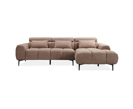 ΚΑΝΑΠΕΣ ΔΕΞΙΑ ΓΩΝΙΑ DIVYA HM3267.01R ΣΥΝΘ.SUEDE ΑΝΟΙΧΤΟ ΚΑΦΕ 264x175x99Υεκ. - ΚΑΝΑΠΕΔΕΣ-ΣΑΛΟΝΙΑ στο Milonadakis.gr