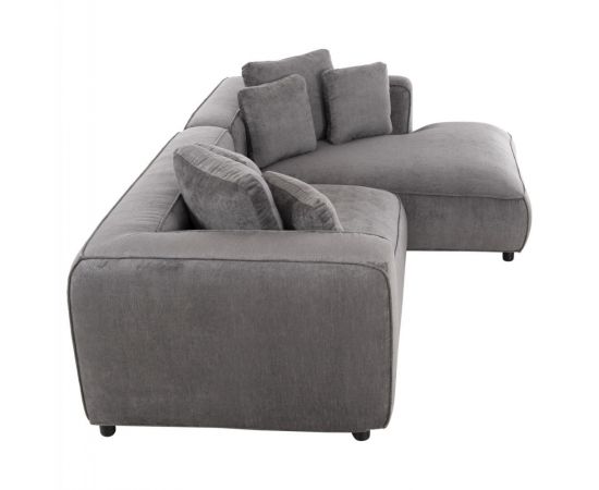 ΚΑΝΑΠΕΣ ΓΩΝΙΑ 3-ΘΕΣΙΟΣ GRACE HM3280.03R ΓΚΡΙ ΥΦΑΣΜΑ 252x105-160x70-90Υεκ. - ΚΑΝΑΠΕΔΕΣ-ΣΑΛΟΝΙΑ στο Milonadakis.gr