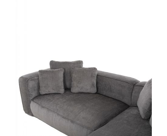ΚΑΝΑΠΕΣ ΓΩΝΙΑ 3-ΘΕΣΙΟΣ GRACE HM3280.03R ΓΚΡΙ ΥΦΑΣΜΑ 252x105-160x70-90Υεκ. - ΚΑΝΑΠΕΔΕΣ-ΣΑΛΟΝΙΑ στο Milonadakis.gr