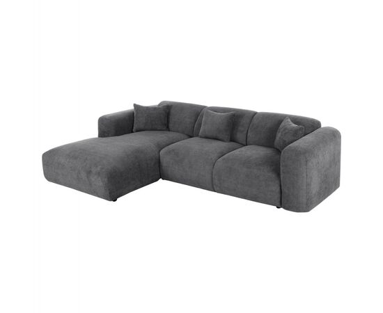 ΚΑΝΑΠΕΣ ΓΩΝΙΑ (ΑΡΙΣΤΕΡΗ) BRICKEN HM3275.04L ΑΝΘΡΑΚΙ ΥΦΑΣΜΑ 110-282x98-160x72Υεκ. - ΚΑΝΑΠΕΔΕΣ-ΣΑΛΟΝΙΑ στο Milonadakis.gr