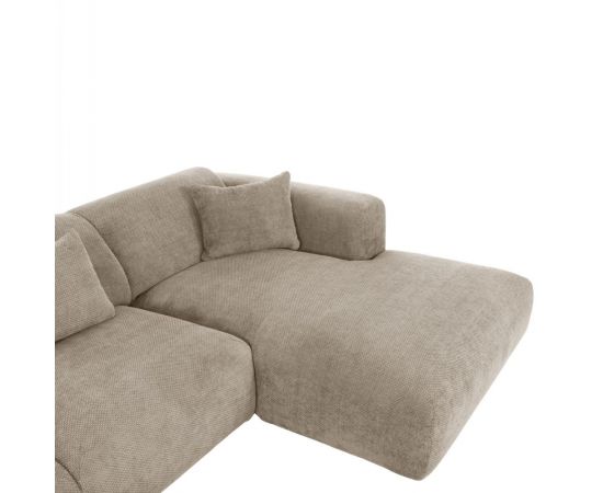 ΚΑΝΑΠΕΣ ΓΩΝΙΑ BRICKEN HM3275.01R ΜΠΕΖ ΥΦΑΣΜΑ 110-282x98-160x72Υεκ. - ΚΑΝΑΠΕΔΕΣ-ΣΑΛΟΝΙΑ στο Milonadakis.gr