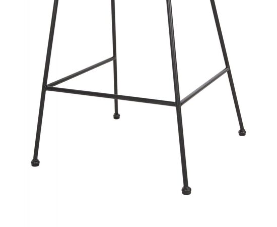 ΣΚΑΜΠΟ ΜΕΣ.ΥΨΟΥΣ ALLEGRA HM5644.11 ΜΕΤΑΛΛΟ&ΜΑΞΙΛΑΡΙ ΜΑΥΡΟ-WICKER ΜΠΕΖ 53x56x107Υεκ. - ΣΚΑΜΠΩ στο Milonadakis.gr