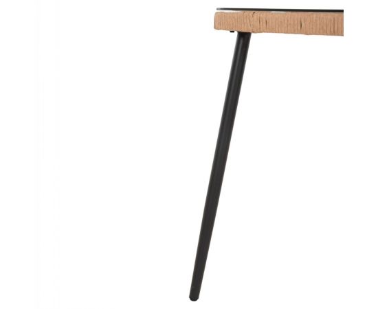ΤΡΑΠΕΖΙ ΟΡΘΟΓΩΝΙΟ ALLEGRA HM5537.11 ΜΕΤΑΛ.ΜΑΥΡΟ-P.E. RATTAN ΦΥΣΙΚΟ 139,5x79,5x73Υεκ. - ΤΡΑΠΕΖΙΑ ΕΞ. ΧΩΡΟΥ στο Milonadakis.gr