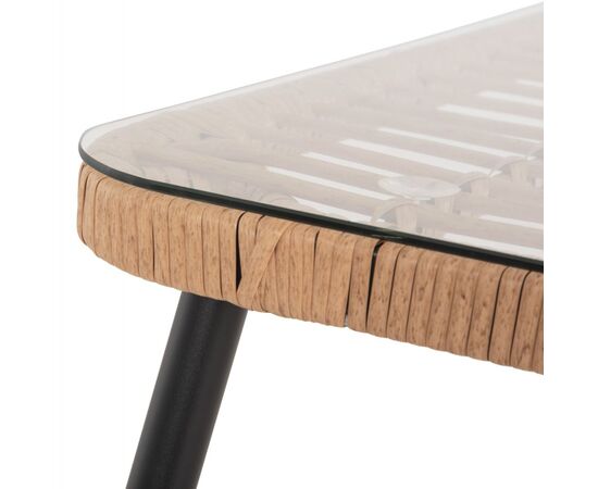 ΤΡΑΠΕΖΙ ΟΡΘΟΓΩΝΙΟ ALLEGRA HM5538.11 ΜΕΤΑΛ.ΜΑΥΡΟ-P.E. RATTAN ΦΥΣΙΚΟ 159,5x89,5x72Υεκ. - ΤΡΑΠΕΖΙΑ ΕΞ. ΧΩΡΟΥ στο Milonadakis.gr