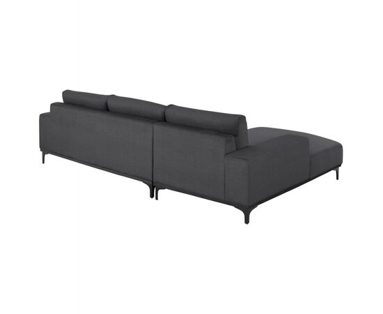 ΚΑΝΑΠΕΣ ΓΩΝΙΑ (ΑΡΙΣΤΕΡΗ) NOA HM3278.02L ΑΝΘΡΑΚΙ ΥΦΑΣΜΑ 288x90-157x67-80Υεκ. - ΚΑΝΑΠΕΔΕΣ-ΣΑΛΟΝΙΑ στο Milonadakis.gr