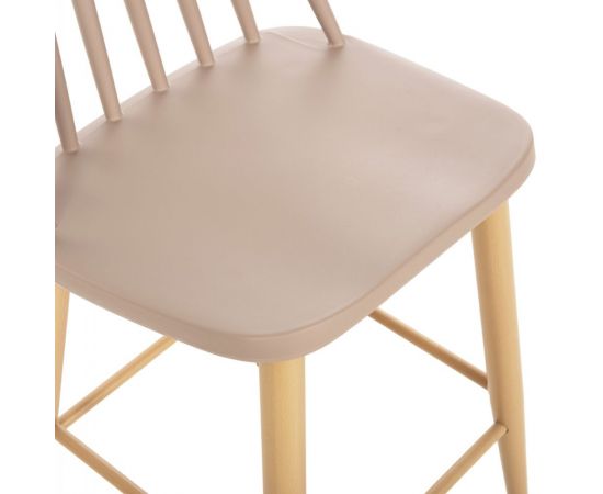 ΣΚΑΜΠΟ ΜΠΑΡ ΜΕΣ.ΥΨΟΥΣ VANESSA HM9300.25 ΚΑΠΟΥΤΣΙΝΟ PP & ΠΟΔΙΑ ΟΨΗ ΞΥΛΟΥ 45,5x46x97Υεκ - ΣΚΑΜΠΟ ΜΠΑΡ στο Milonadakis.gr