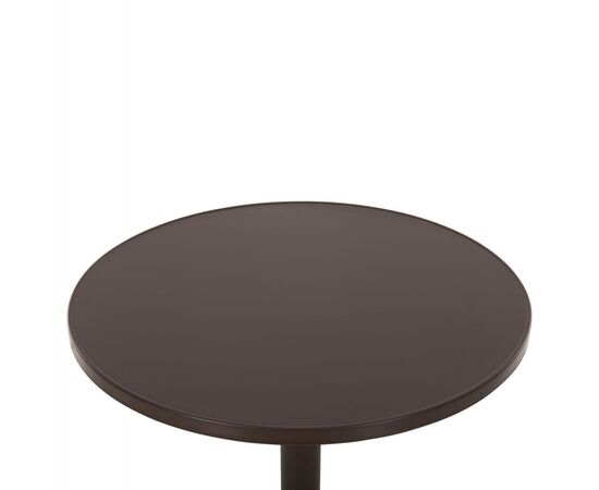 ΤΡΑΠΕΖΙ ΣΤΡΟΓΓΥΛΟ GOSS HM5974.02 ΑΛΟΥΜΙΝΙΟ ΚΑΦΕ Φ60x70Υεκ. - ΤΡΑΠΕΖΙΑ ΕΞ. ΧΩΡΟΥ στο Milonadakis.gr