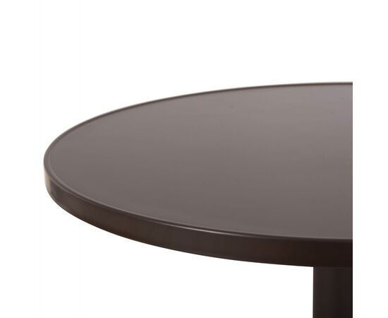 ΤΡΑΠΕΖΙ ΣΤΡΟΓΓΥΛΟ GOSS HM5974.02 ΑΛΟΥΜΙΝΙΟ ΚΑΦΕ Φ60x70Υεκ. - ΤΡΑΠΕΖΙΑ ΕΞ. ΧΩΡΟΥ στο Milonadakis.gr