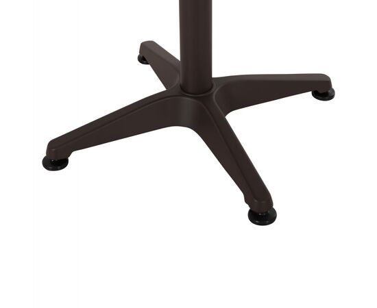 ΤΡΑΠΕΖΙ ΣΤΡΟΓΓΥΛΟ GOSS HM5974.02 ΑΛΟΥΜΙΝΙΟ ΚΑΦΕ Φ60x70Υεκ. - ΤΡΑΠΕΖΙΑ ΕΞ. ΧΩΡΟΥ στο Milonadakis.gr