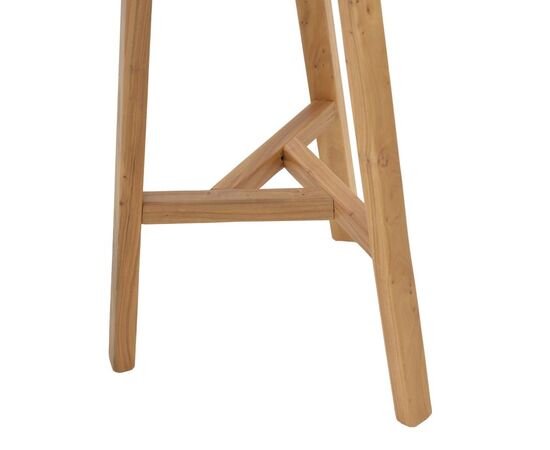 Σκαμπό μπαρ Fabrio pakoworld ξύλο φτελιάς σε φυσική απόχρωση Φ38x71εκ - ΣΚΑΜΠΟ ΜΠΑΡ στο Milonadakis.gr