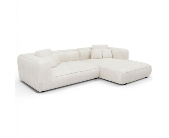 ΚΑΝΑΠΕΣ ΓΩΝΙΑ (ΔΕΞΙΑ) 3-ΘΕΣΙΟΣ GRACE HM3280.02R ΛΕΥΚΟ ΥΦΑΣΜΑ 252x160x70-90Υεκ - ΚΑΝΑΠΕΔΕΣ-ΣΑΛΟΝΙΑ στο Milonadakis.gr