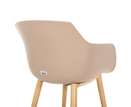 ΚΑΡΕΚΛΑ ΤΡΑΠΕΖΑΡΙΑΣ LUCIE HM8242.11 CAPUCCINO PP-ΜΕΤΑΛ. ΠΟΔΙΑ ΟΨΗ ΞΥΛΟΥ 56x55,5x80Υεκ - ΚΑΡΕΚΛΕΣ - ΠΟΛΥΘΡΟΝΕΣ ΕΣ. στο Milonadakis.gr