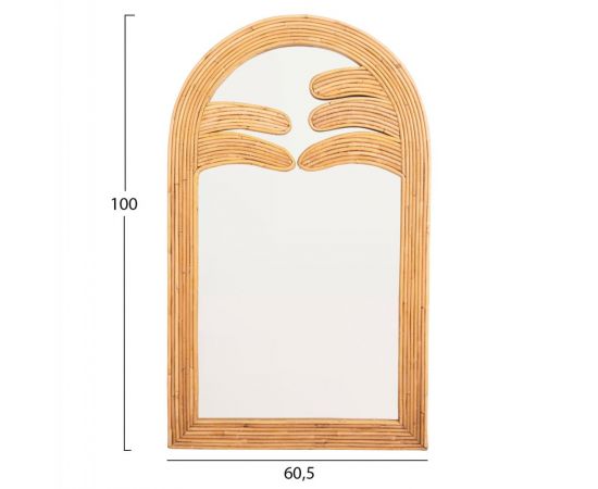 ΚΑΘΡΕΠΤΗΣ ΤΟΙΧΟΥ REFLECT HM4367 ΦΥΣΙΚΟ RATTAN 60x4,5x100Υεκ. - ΚΑΘΡΕΠΤΕΣ στο Milonadakis.gr