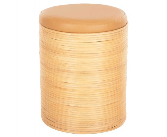 ΣΚΑΜΠΟ MITCH HM9886 ΦΥΣΙΚΟ RATTAN-ΚΑΘΙΣΜΑ ΑΠΟ PU ΜΠΕΖ Φ37x47Υεκ. - ΠΟΥΦ - ΣΚΑΜΠΟ - ΜΠΑΟΥΛΟ στο Milonadakis.gr