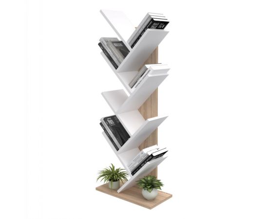 ΒΙΒΛΙΟΘΗΚΗ LIANA HM18193.03 ΜΕΛΑΜΙΝΗ SONAMA-ΛΕΥΚΗ 53x27x138Υεκ. - ΒΙΒΛΙΟΘΗΚΕΣ στο Milonadakis.gr