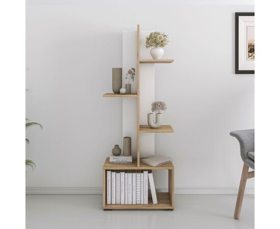 ΒΙΒΛΙΟΘΗΚΗ TRIVIO HM18195.03 ΜΕΛΑΜΙΝΗ ΣΕ ΛΕΥΚΟ-ATLANTIS GREEN 50x25x127Υεκ. - ΒΙΒΛΙΟΘΗΚΕΣ στο Milonadakis.gr