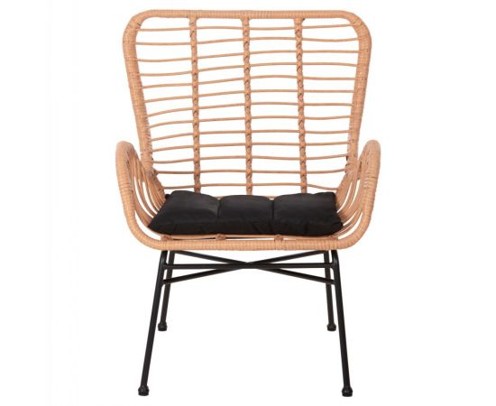 ΠΟΛΥΘΡΟΝΑ ΣΤΥΛ ΜΠΕΡΖΕΡΑΣ ALLEGRA HM5704.11 P.E.RATTAN ΜΠΕΖ-ΜΑΥΡΟ ΜΕΤΑΛΛΟ 66x59x90Υεκ. - ΚΑΡΕΚΛΕΣ - ΠΟΛΥΘΡΟΝΕΣ στο Milonadakis.gr