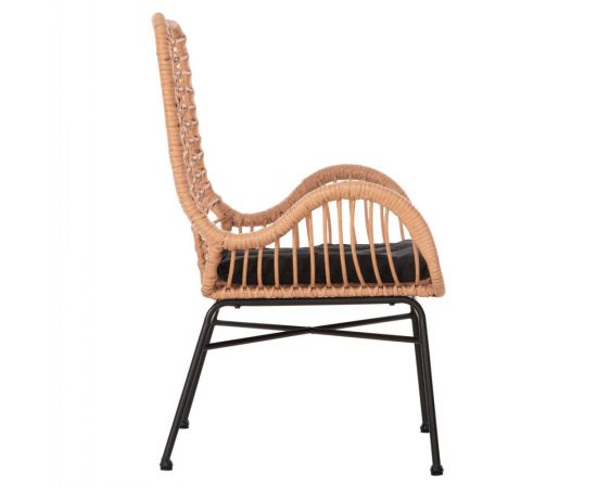 ΠΟΛΥΘΡΟΝΑ ΣΤΥΛ ΜΠΕΡΖΕΡΑΣ ALLEGRA HM5704.11 P.E.RATTAN ΜΠΕΖ-ΜΑΥΡΟ ΜΕΤΑΛΛΟ 66x59x90Υεκ. - ΚΑΡΕΚΛΕΣ - ΠΟΛΥΘΡΟΝΕΣ στο Milonadakis.gr