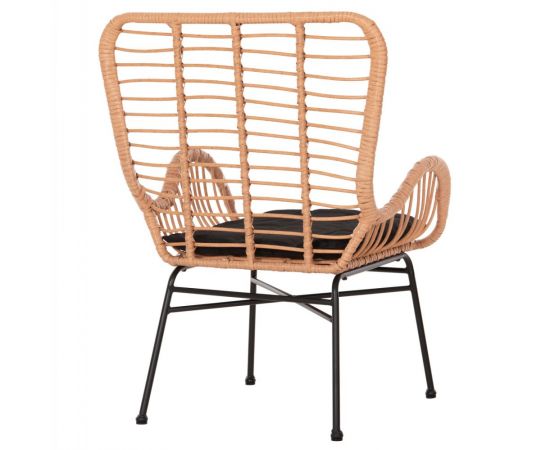 ΠΟΛΥΘΡΟΝΑ ΣΤΥΛ ΜΠΕΡΖΕΡΑΣ ALLEGRA HM5704.11 P.E.RATTAN ΜΠΕΖ-ΜΑΥΡΟ ΜΕΤΑΛΛΟ 66x59x90Υεκ. - ΚΑΡΕΚΛΕΣ - ΠΟΛΥΘΡΟΝΕΣ στο Milonadakis.gr