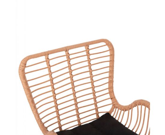 ΠΟΛΥΘΡΟΝΑ ΣΤΥΛ ΜΠΕΡΖΕΡΑΣ ALLEGRA HM5704.11 P.E.RATTAN ΜΠΕΖ-ΜΑΥΡΟ ΜΕΤΑΛΛΟ 66x59x90Υεκ. - ΚΑΡΕΚΛΕΣ - ΠΟΛΥΘΡΟΝΕΣ στο Milonadakis.gr