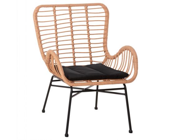 ΠΟΛΥΘΡΟΝΑ ΣΤΥΛ ΜΠΕΡΖΕΡΑΣ ALLEGRA HM5704.11 P.E.RATTAN ΜΠΕΖ-ΜΑΥΡΟ ΜΕΤΑΛΛΟ 66x59x90Υεκ. - ΚΑΡΕΚΛΕΣ - ΠΟΛΥΘΡΟΝΕΣ στο Milonadakis.gr