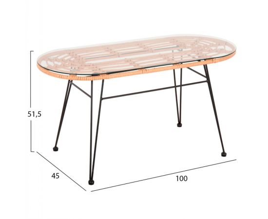 ΣΕΤ ΕΞΩΤ.ΧΩΡΟΥ 4ΤΜΧ ALLEGRA HM21051 ΣΥΝΘ.RATTAN ΜΠΕΖ-ΜΑΥΡΟ ΜΕΤΑΛΛΟ - ΣΕΤ ΤΡΑΠΕΖΑΡΙΕΣ στο Milonadakis.gr