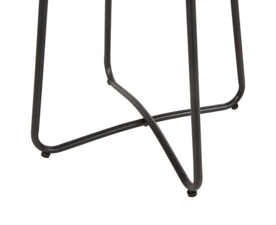 ΤΡΑΠΕΖΑΚΙ GERRY HM5717.11 ΜΕ WICKER ΜΠΕΖ-ΜΑΥΡΟ ΜΕΤΑΛ.ΣΚΕΛΕΤΟ 50x50x47,5Υεκ. - ΤΡΑΠΕΖΙΑ ΕΞ. ΧΩΡΟΥ στο Milonadakis.gr
