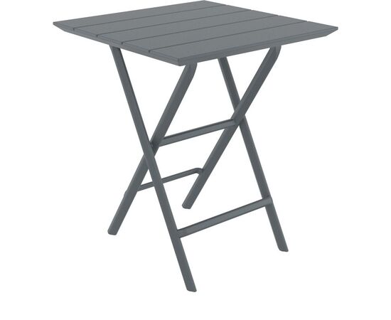 HELEN DARK GREY 60Χ60X74εκ. ΤΡΑΠΕΖΙ ΠΤΥΣ/ΝΟ ΠΟΛ/ΝΙΟΥ - ΤΡΑΠΕΖΙΑ ΕΞ. ΧΩΡΟΥ στο Milonadakis.gr