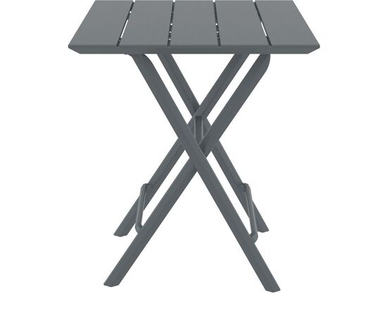 HELEN DARK GREY 60Χ60X74εκ. ΤΡΑΠΕΖΙ ΠΤΥΣ/ΝΟ ΠΟΛ/ΝΙΟΥ - ΤΡΑΠΕΖΙΑ ΕΞ. ΧΩΡΟΥ στο Milonadakis.gr