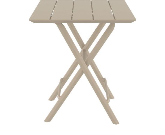 HELEN TAUPE 60Χ60X74εκ. ΤΡΑΠΕΖΙ ΠΤΥΣ/ΝΟ ΠΟΛ/ΝΙΟΥ - ΤΡΑΠΕΖΙΑ ΕΞ. ΧΩΡΟΥ στο Milonadakis.gr
