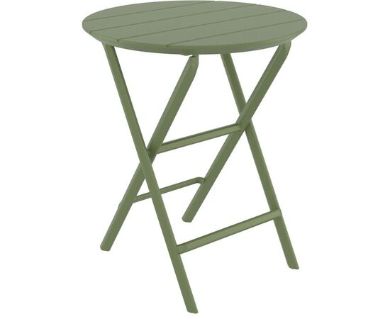 HELEN OLIVE GREEN Φ60X74εκ. ΤΡΑΠΕΖΙ ΠΤΥΣ/ΝΟ ΠΟΛ/ΝΙΟΥ - ΤΡΑΠΕΖΙΑ ΕΞ. ΧΩΡΟΥ στο Milonadakis.gr