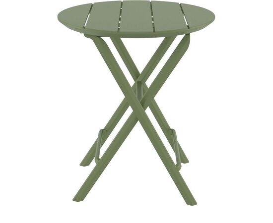 HELEN OLIVE GREEN Φ60X74εκ. ΤΡΑΠΕΖΙ ΠΤΥΣ/ΝΟ ΠΟΛ/ΝΙΟΥ - ΤΡΑΠΕΖΙΑ ΕΞ. ΧΩΡΟΥ στο Milonadakis.gr