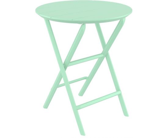 HELEN OPALINE GREEN Φ60X74εκ. ΤΡΑΠΕΖΙ ΠΤΥΣ/ΝΟ ΠΟΛ/ΝΙΟΥ - ΤΡΑΠΕΖΙΑ ΕΞ. ΧΩΡΟΥ στο Milonadakis.gr