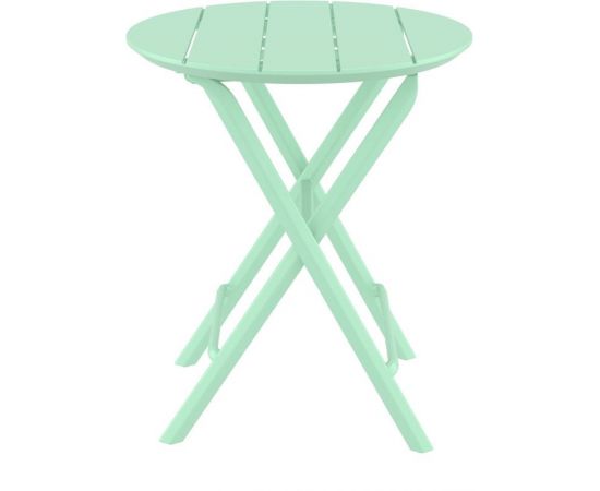 HELEN OPALINE GREEN Φ60X74εκ. ΤΡΑΠΕΖΙ ΠΤΥΣ/ΝΟ ΠΟΛ/ΝΙΟΥ - ΤΡΑΠΕΖΙΑ ΕΞ. ΧΩΡΟΥ στο Milonadakis.gr