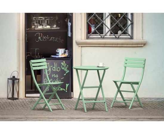 HELEN OPALINE GREEN Φ60X74εκ. ΤΡΑΠΕΖΙ ΠΤΥΣ/ΝΟ ΠΟΛ/ΝΙΟΥ - ΤΡΑΠΕΖΙΑ ΕΞ. ΧΩΡΟΥ στο Milonadakis.gr