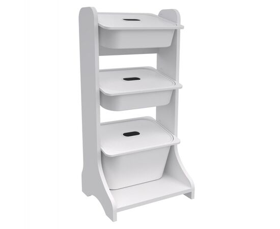ΕΠΙΠΛΟ ΑΠΟΘΗΚΕΥΣΗΣ FRED HM18207.01 ΛΕΥΚΗ ΜΕΛΑΜΙΝΗ 44x35x90Υεκ. - ΠΑΙΔΙΚΟ ΔΩΜΑΤΙΟ στο Milonadakis.gr