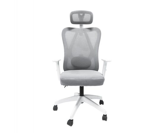 ΚΑΡΕΚΛΑ ΓΡΑΦΕΙΟΥ MEXER HM1195.02 ΓΚΡΙ MESH-ΜΕΤΑΛ.ΒΑΣΗ-ΣΚΕΛΕΤΟΣ ΛΕΥΚΟΣ 68x70x136Υεκ. - ΚΑΡΕΚΛΕΣ ΓΡΑΦΕΙΟΥ στο Milonadakis.gr