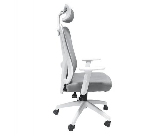 ΚΑΡΕΚΛΑ ΓΡΑΦΕΙΟΥ MEXER HM1195.02 ΓΚΡΙ MESH-ΜΕΤΑΛ.ΒΑΣΗ-ΣΚΕΛΕΤΟΣ ΛΕΥΚΟΣ 68x70x136Υεκ. - ΚΑΡΕΚΛΕΣ ΓΡΑΦΕΙΟΥ στο Milonadakis.gr