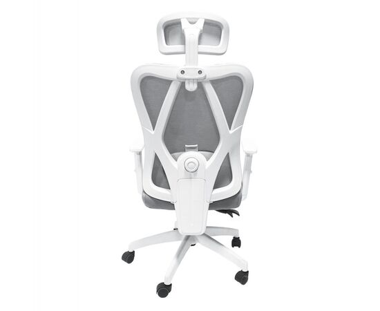 ΚΑΡΕΚΛΑ ΓΡΑΦΕΙΟΥ MEXER HM1195.02 ΓΚΡΙ MESH-ΜΕΤΑΛ.ΒΑΣΗ-ΣΚΕΛΕΤΟΣ ΛΕΥΚΟΣ 68x70x136Υεκ. - ΚΑΡΕΚΛΕΣ ΓΡΑΦΕΙΟΥ στο Milonadakis.gr
