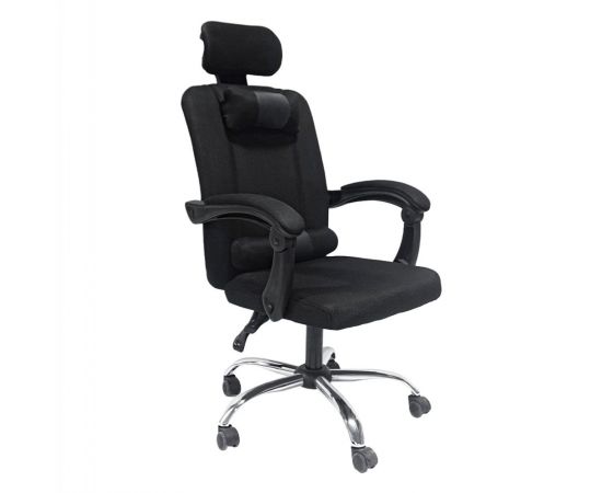 ΚΑΡΕΚΛΑ ΓΡΑΦΕΙΟΥ CRONER HM1196.01 ΜΑΥΡΟ MESH-ΜΕΤΑΛ.ΒΑΣΗ-NYLON ΣΚΕΛΕΤΟΣ 58x99x120Υεκ. - ΚΑΡΕΚΛΕΣ ΓΡΑΦΕΙΟΥ στο Milonadakis.gr