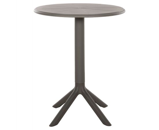 ΤΡΑΠΕΖΙ ΠΟΛΥΠΡΟΠΥΛΕΝΙΟΥ ΣΤΡΟΓΓΥΛΟ TERRIN HM6124.15 OLIVE GREEN Φ60x75Υεκ. - ΤΡΑΠΕΖΙΑ ΕΞ. ΧΩΡΟΥ στο Milonadakis.gr