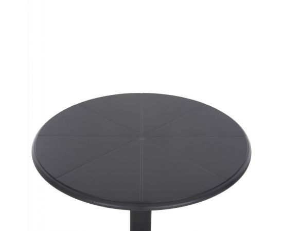 ΤΡΑΠΕΖΙ ΠΟΛΥΠΡΟΠΥΛΕΝΙΟΥ ΣΤΡΟΓΓΥΛΟ TERRIN HM6124.20 ΓΚΡΙ Φ61x77Υεκ. - ΤΡΑΠΕΖΙΑ ΕΞ. ΧΩΡΟΥ στο Milonadakis.gr