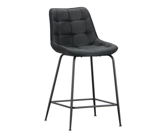 Σκαμπό Μπάρ 4τμχ Ermina Black Ύφασμα 49x49x62-94εκ. - ΣΚΑΜΠΟ ΜΠΑΡ στο Milonadakis.gr